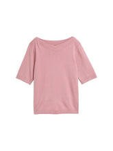 Afbeelding in Gallery-weergave laden, TOM TAILOR KNIT SHORTSLEEVE PULLOVER morning pink

