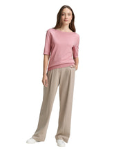 Afbeelding in Gallery-weergave laden, TOM TAILOR KNIT SHORTSLEEVE PULLOVER morning pink
