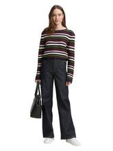 Afbeelding in Gallery-weergave laden, TOM TAILOR SWEATER NEW OTTOMAN colourful ottoman knit
