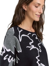 Afbeelding in Gallery-weergave laden, TOM TAILOR KNIT JACQUARD BATWING floral knit design
