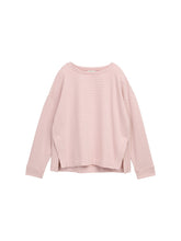 Afbeelding in Gallery-weergave laden, TOM TAILOR SWEATSHIRT STRIPED BOATNECK morning pink offwhite
