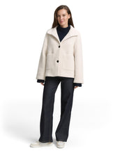 Afbeelding in Gallery-weergave laden, TOM TAILOR STRUCTURED WOOL LOOK JACKET structure beige melange
