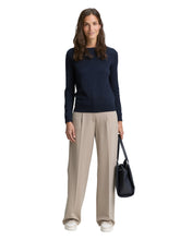 Afbeelding in Gallery-weergave laden, TOM TAILOR KNIT BASIC BOATNECK sky captain blue
