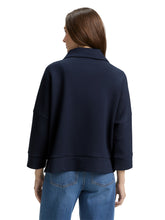 Afbeelding in Gallery-weergave laden, TOM TAILOR SWEATJACKET SCUBA sky captain blue
