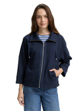 Afbeelding in Gallery-weergave laden, TOM TAILOR SWEATJACKET SCUBA sky captain blue
