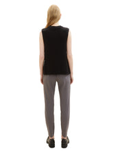 Afbeelding in Gallery-weergave laden, TOM TAILOR JERSEY LOOSE FIT PANTS ANKLE dark mineral grey
