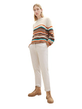 Afbeelding in Gallery-weergave laden, TOM TAILOR KNIT COLORED STRIPE PULLOVER blush multicolor stripe

