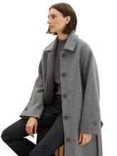 Afbeelding in Gallery-weergave laden, TOM TAILOR BELTED COAT dark grey melange
