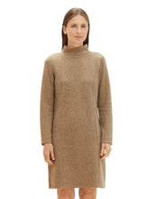 Load image into Gallery viewer, TOM TAILOR COSY RIB DRESS doeskin melange
