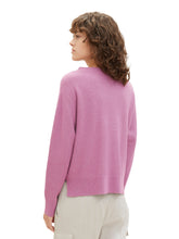 Afbeelding in Gallery-weergave laden, TOM TAILOR KNIT PULLOVER STRUCTURED mauvy plum melange
