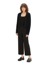 Load image into Gallery viewer, TOM TAILOR KNIT OPEN CARDIGAN deep black
