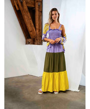 Load image into Gallery viewer, TRAMONTANA DRESS LAYERS MAXI multi colour

