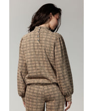 Load image into Gallery viewer, TRAMONTANA JUMPER STRETCH TWEED oat latte
