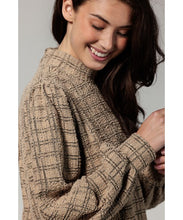 Load image into Gallery viewer, TRAMONTANA JUMPER STRETCH TWEED oat latte
