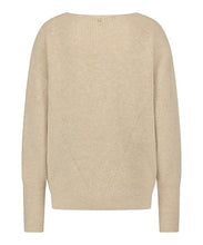 Load image into Gallery viewer, TRAMONTANA JUMPER BOAT NECK beige melange
