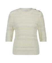 Afbeelding in Gallery-weergave laden, TRAMONTANA FANCY STITCH STRIPED JUMPER off white
