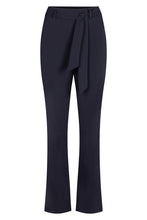 Load image into Gallery viewer, ZOSO TRAVEL FLAIR PANTS BELLE navy
