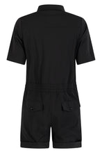 Load image into Gallery viewer, ZOSO TRAVEL SHORT JUMPSUIT BIANCA black
