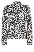 Afbeelding in Gallery-weergave laden, ZOSO MAGGY PRINTED TRAVEL JACKET navy/ivory
