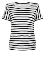 Load image into Gallery viewer, ZOSO MONIQUE STRIPED T-SHIRT white/black
