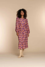 Afbeelding in Gallery-weergave laden, GEISHA DRESS purple/coral combi
