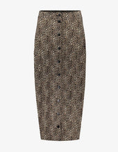 Afbeelding in Gallery-weergave laden, GEISHA SKIRT LEOPARD black/sand
