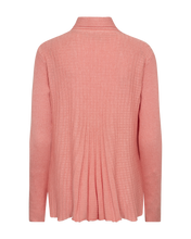 Load image into Gallery viewer, FREEQUENT VEST CLAUDISSE SHORT CARDIGAN burnt coral melange
