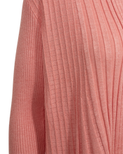 Load image into Gallery viewer, FREEQUENT VEST CLAUDISSE SHORT CARDIGAN burnt coral melange
