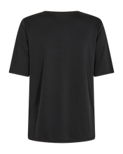 Load image into Gallery viewer, FREEQUENT SHIRT NELLIE BASIC V-NECK TEE black
