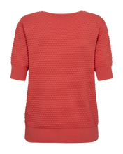 Load image into Gallery viewer, FREEQUENT PULLOVER DODO DOTTIE S/S hot coral
