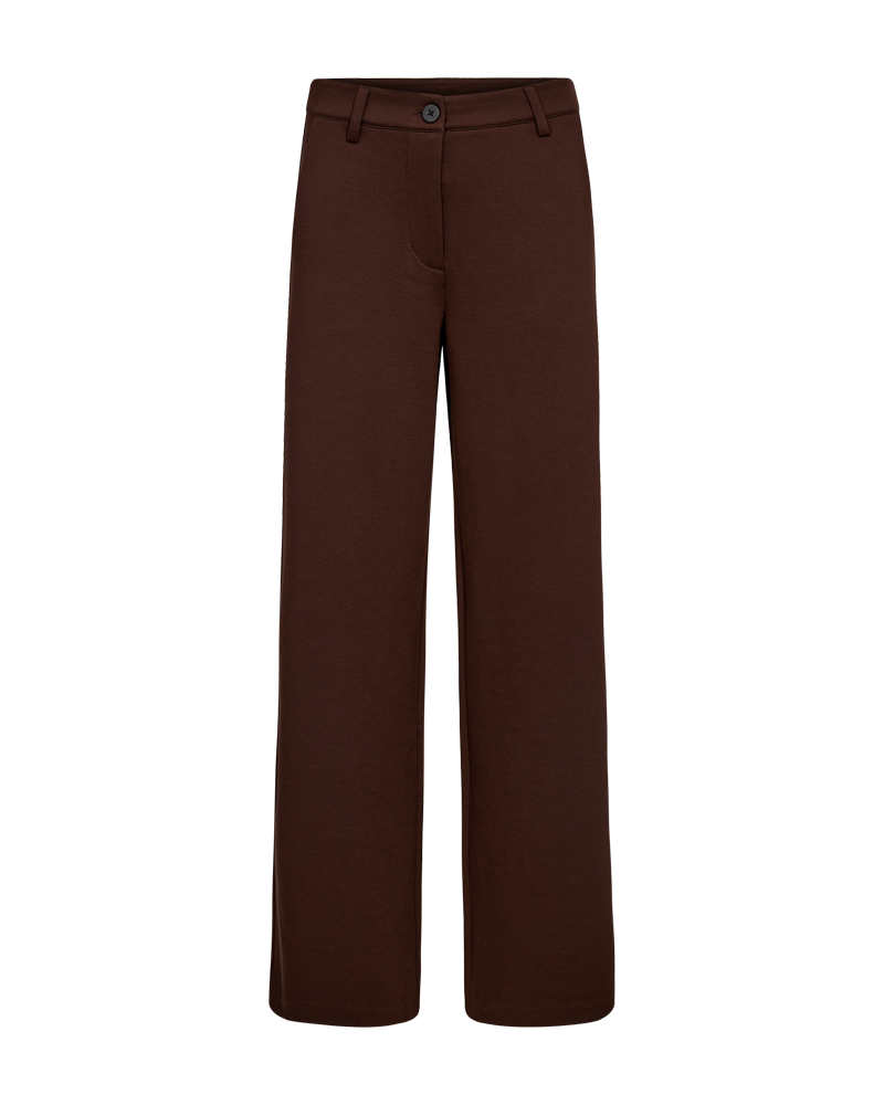 FREEQUENT PANTALON NANNI WIDE LEG STRUCTURE coffee bean