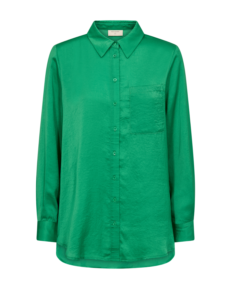 FREEQUENT BLOUSE VERT bright green