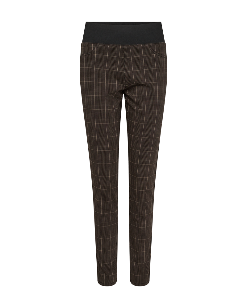 FREEQUENT BROEK SHANELL black w. desert taupe