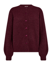 Load image into Gallery viewer, FREEQUENT VEST LOUISA HEART BUTTON port royal melange
