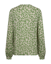 Load image into Gallery viewer, FREEQUENT BLOUSE ADNEY moonbeam w. piquant green
