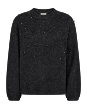 Afbeelding in Gallery-weergave laden, FREEQUENT PULLOVER PEARL charcoal melange
