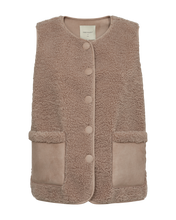 Afbeelding in Gallery-weergave laden, FREEQUENT WAISTCOAT LAMBY simply taupe
