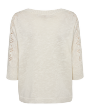 Load image into Gallery viewer, FREEQUENT PULLOVER MUST SLUB YARN star off-white

