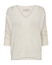 Load image into Gallery viewer, FREEQUENT PULLOVER MUST SLUB YARN star off-white
