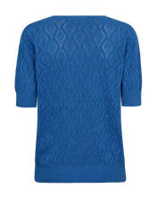 Load image into Gallery viewer, FREEQUENT PULLOVER DODO WAFFLE PATTERN V-NECK nebulas blue
