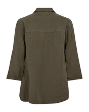 Afbeelding in Gallery-weergave laden, FREEQUENT BLOUSE CARLY SHIRT WITH POCKET dusty olive
