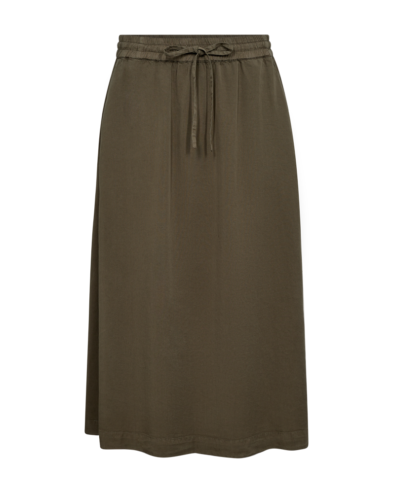 FREEQUENT SKIRT CARLY WITH POCKET dusty olive