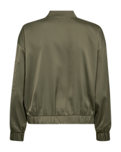 Afbeelding in Gallery-weergave laden, FREEQUENT BOMBER FLEN JACKET deep lichen green
