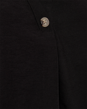 Load image into Gallery viewer, FREEQUENT BLOUSE HAMAM WITH BUTTON DETAILS black
