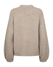 Load image into Gallery viewer, FREEQUENT PULLOVER PEARL DETAIL AT FRONT simply taupe melange
