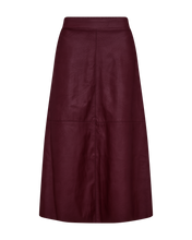 Afbeelding in Gallery-weergave laden, FREEQUENT SKIRT HARLEY FAUX LEATHER port royale
