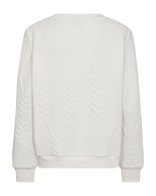 Afbeelding in Gallery-weergave laden, FREEQUENT PULLOVER TRIA SWEAT WITH CABLE off white
