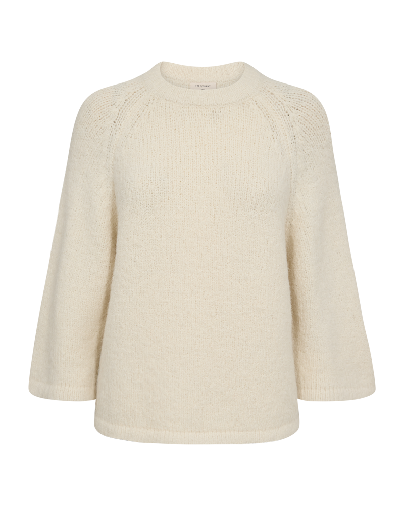 FREEQUENT PULL LULU KNIT LOOSE TENTION moonbeam melange
