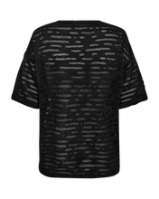 Load image into Gallery viewer, FREEQUENT SHIRT RIA STRUCTURED MESH black

