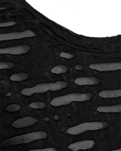 Load image into Gallery viewer, FREEQUENT SHIRT RIA STRUCTURED MESH black
